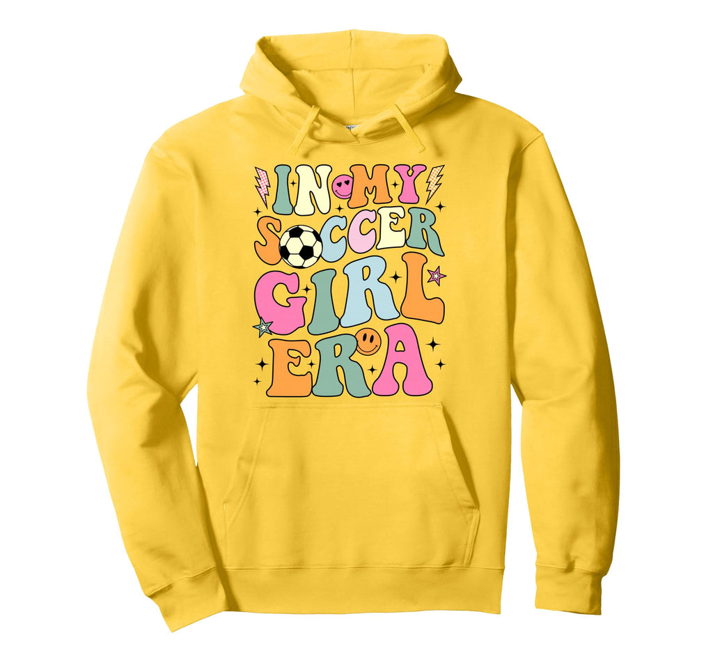 My Soccer Era Groovy Soccer Hoodie - Graphic Print Men Women