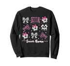 Coquette Bow Soccer Mom Mothers Sweatshirt - Fun Novelty Design for Adults