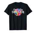 Born To Play Soccer Trendy Tie Dye T-Shirt - Unique Graphic for Adults