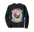 Soccer Grammy Grandma Tie Dye Sweatshirt - Casual Everyday Wear Men Women