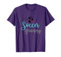 Soccer Granny Soccer Ball Heart T-Shirt - Trendy Graphic Men Women