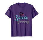 Soccer Granny Soccer Ball Heart T-Shirt - Trendy Graphic Men Women