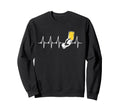 Football Referee Heartbeat Soccer Sweatshirt - Trendy Graphic Unisex
