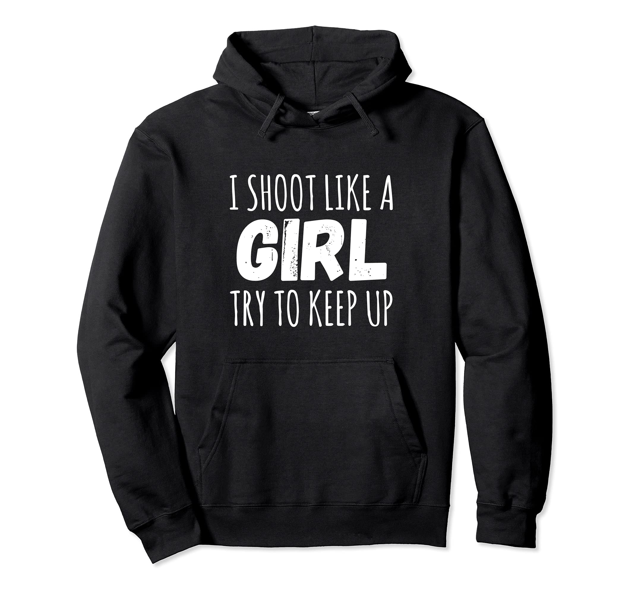 I Shoot Like Basketball Soccer Rifle Hoodie - Custom Art Print for Adults