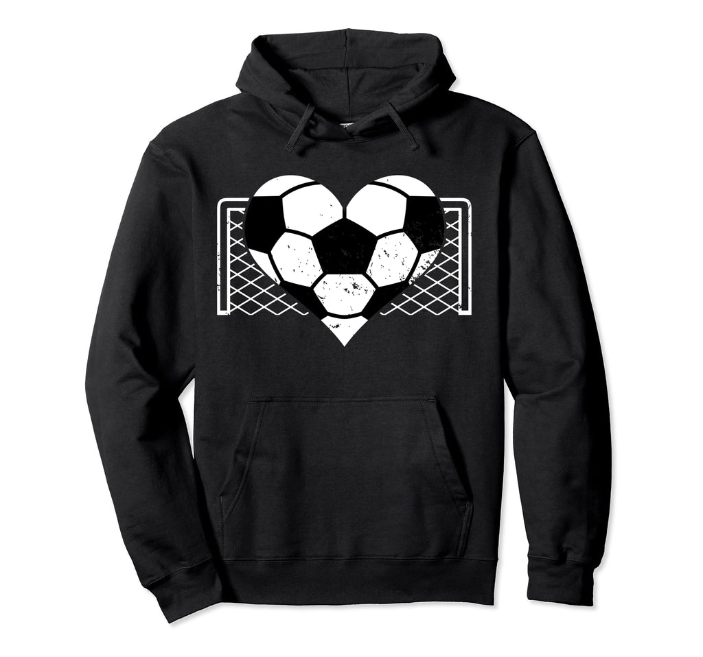 Soccer Goalkeeper Heart Funny Hoodie - Fun Novelty Design for Adults