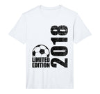 8 Years Old 2018 8Th Birthday Soccer T-Shirt - Unique Graphic Men Women