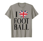 Soccer Lover I Love Football T-Shirt - Casual Everyday Wear for Adults