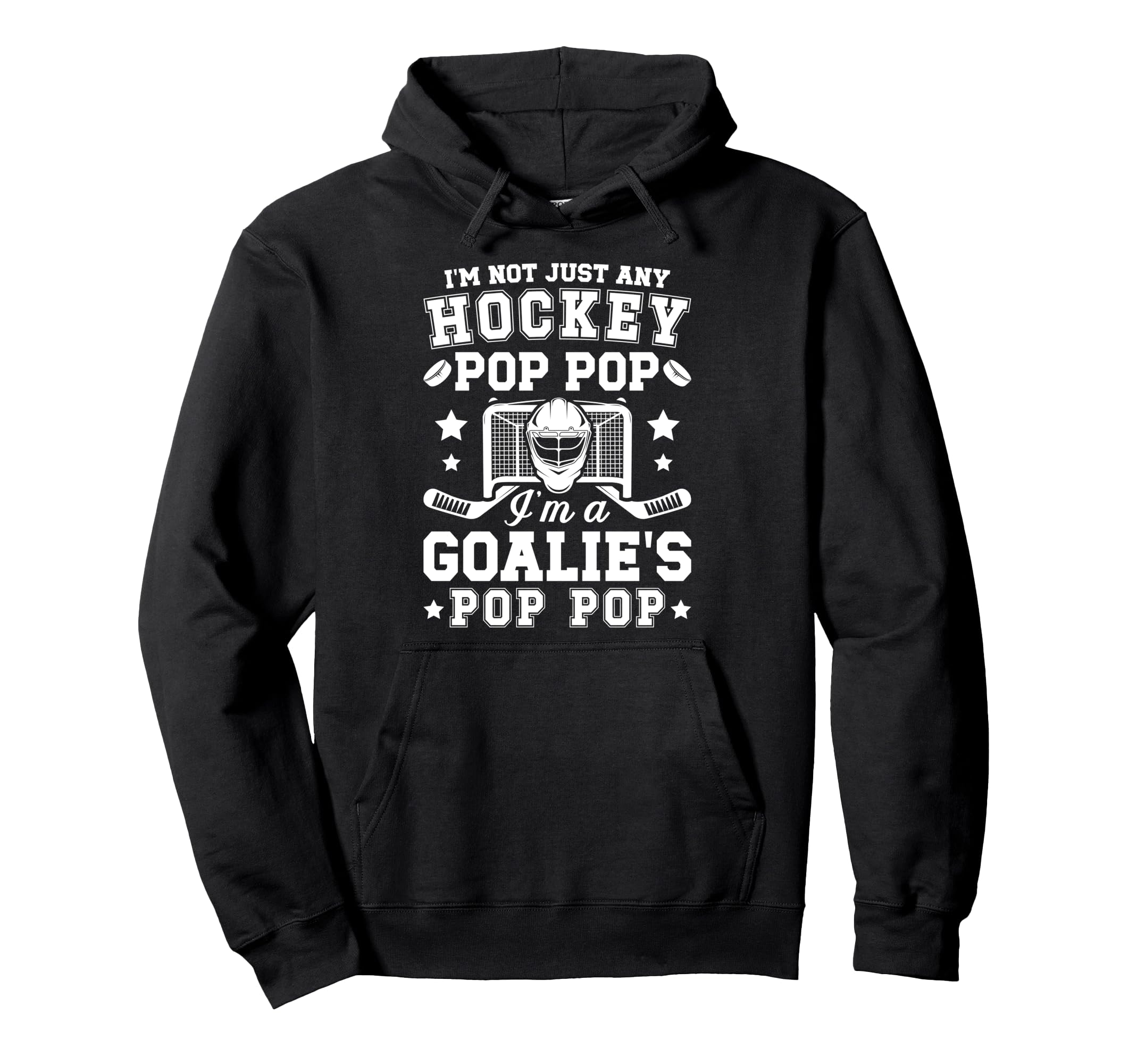Im Hockey Goalie Pop Pop Ice Hockey Hoodie - Trendy Graphic Men Women