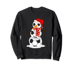 Soccer Snowman Players Fans Sweatshirt - Casual Everyday Wear Men Women