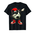 Soccer Ball Dabbing Funny Player T-Shirt - Casual Everyday Wear for Adults