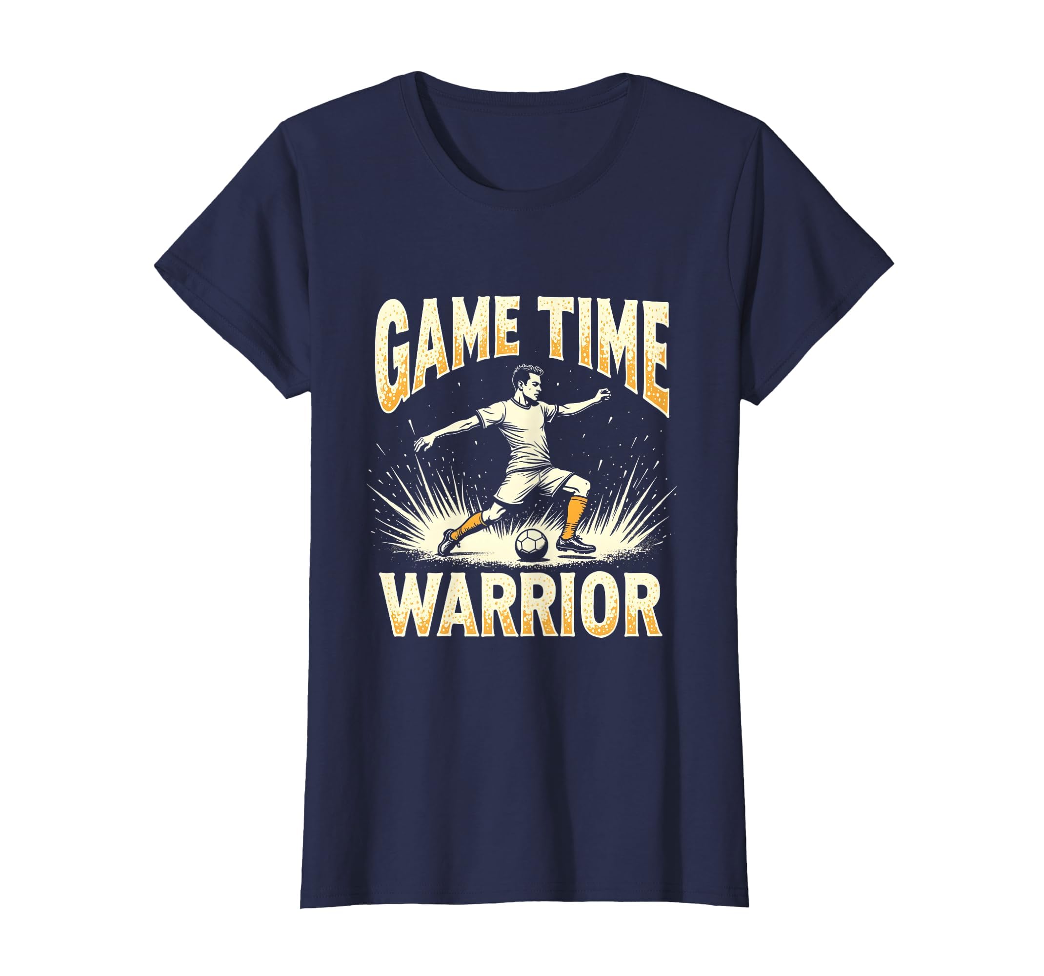 Game Time Warrior Soccer T-Shirt - Casual Everyday Wear Unisex