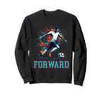 Soccer Forward Fullback Position Sweatshirt - Minimalist Print Men Women
