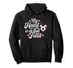 My Heart Is That Field Soccer Mom Hoodie - Aesthetic Graphic Unisex