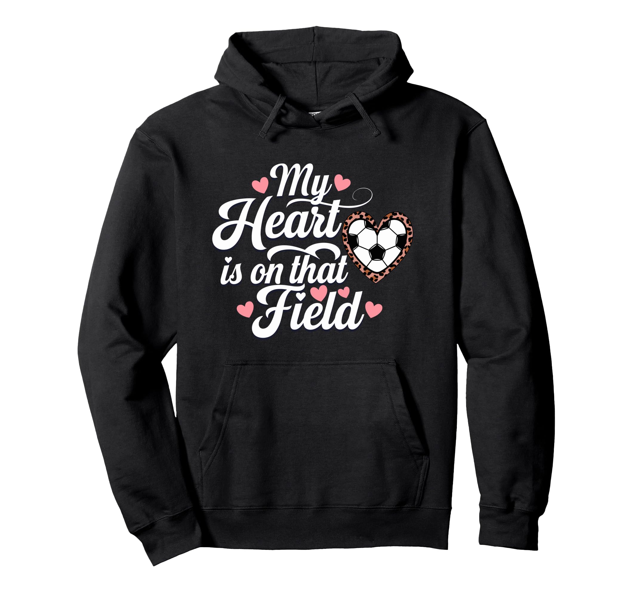 My Heart Is That Field Soccer Mom Hoodie - Aesthetic Graphic Unisex