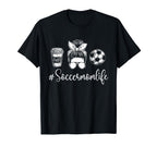 Soccer Mom Life Soccer Lover Soccer T-Shirt - Trendy Graphic for Adults