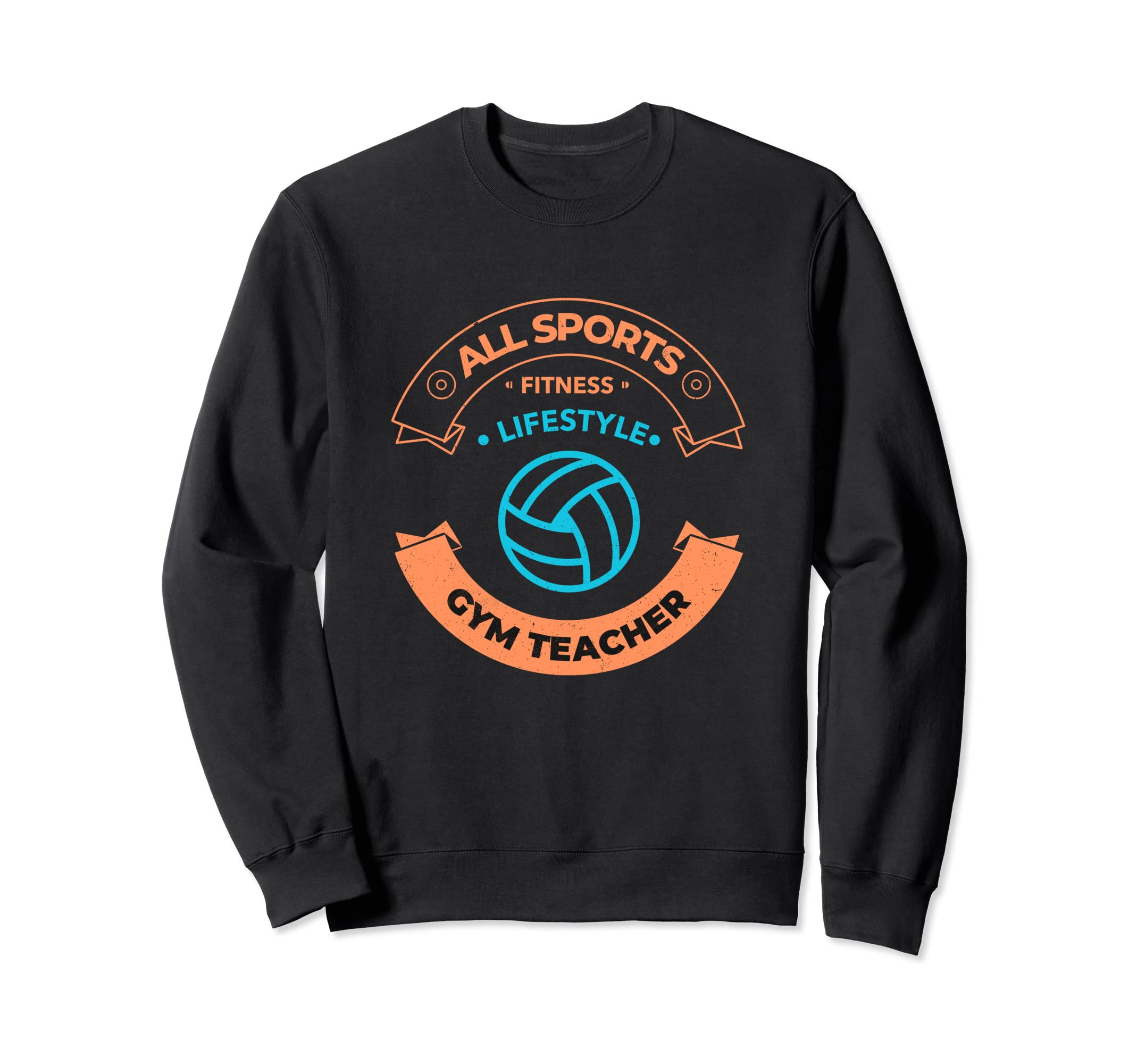 Gym Teacher School Soccer Coach Sweatshirt - Minimalist Print Men Women