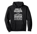 Hockey Goalie Grandpa Hockey Keeper Hoodie - Novelty Apparel Unisex