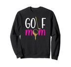 Golf Mom Proud Golfer Mom Golf Player Sweatshirt - Custom Art Print Unisex
