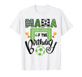 Mama Birthday Soccer Player Bday Party T-Shirt - Unique Graphic Unisex
