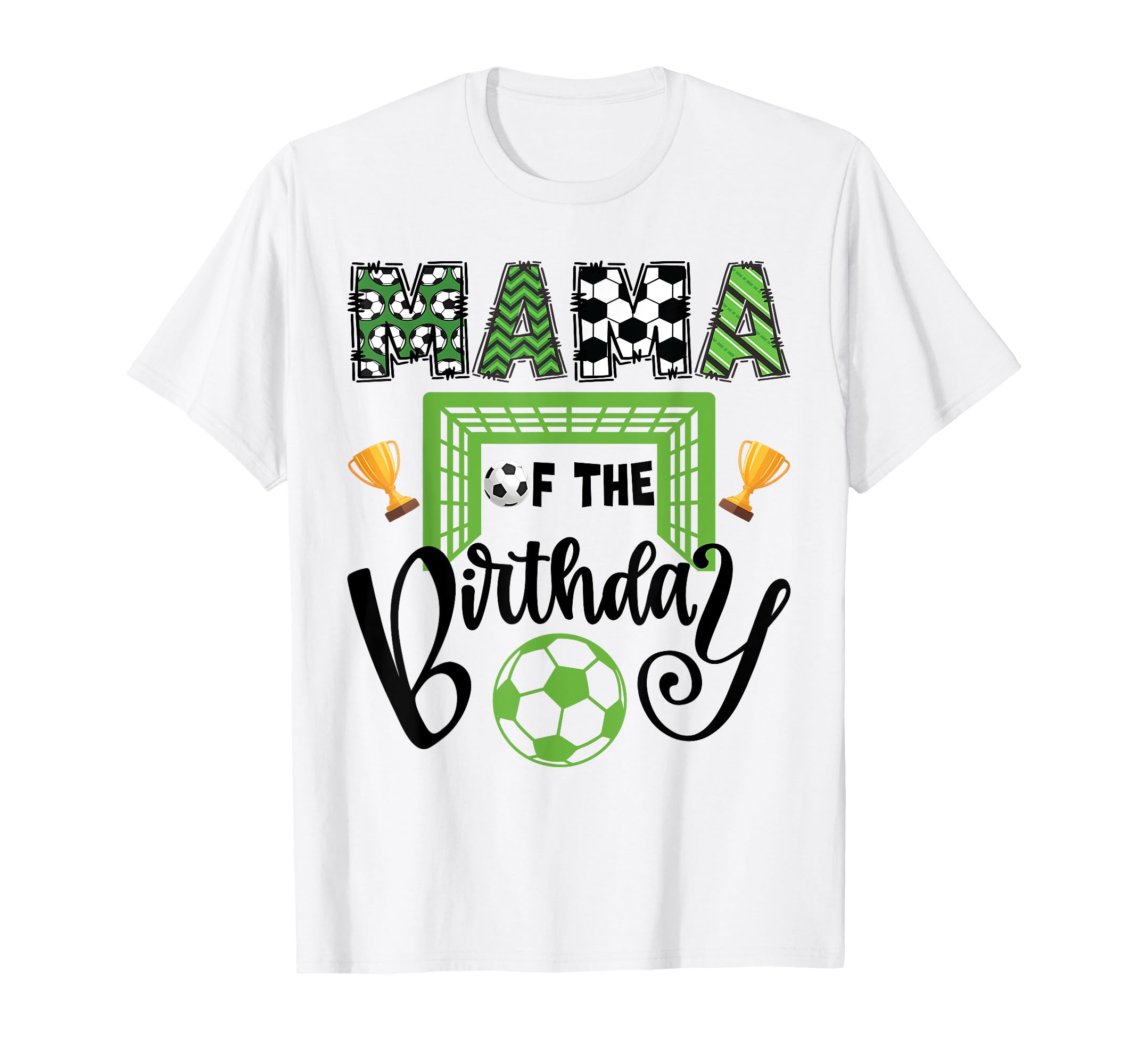 Mama Birthday Soccer Player Bday Party T-Shirt - Unique Graphic Unisex