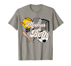 Mama Both Softball Soccer Mom T-Shirt - Fun Novelty Design Men Women