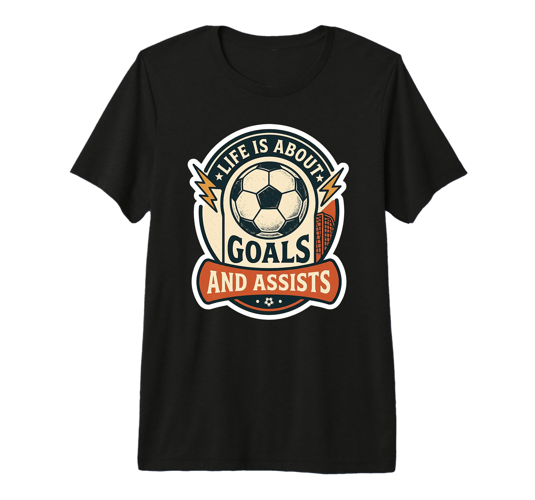 Life Is About Goals And Assists T-Shirt - Aesthetic Graphic Men Women