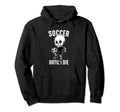 Funny Soccer Sport Teen Futbol Skeleton Hoodie - Trendy Graphic Unisex