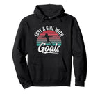 Funny Soccer Player Soccer Fans Hoodie - Minimalist Print Men Women