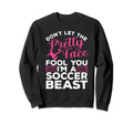 Soccer Teen Soccer Lover Player Sweatshirt - Aesthetic Graphic Men Women