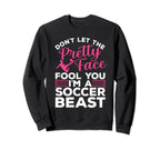 Soccer Teen Soccer Lover Player Sweatshirt - Aesthetic Graphic Men Women
