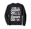 Soccer Gigi Loves Her Soccer Soccer Sweatshirt - Novelty Apparel Unisex