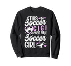 Soccer Gigi Loves Her Soccer Soccer Sweatshirt - Novelty Apparel Unisex