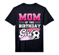 Mens Mom Birthday Soccer Players T-Shirt - Custom Art Print for Adults