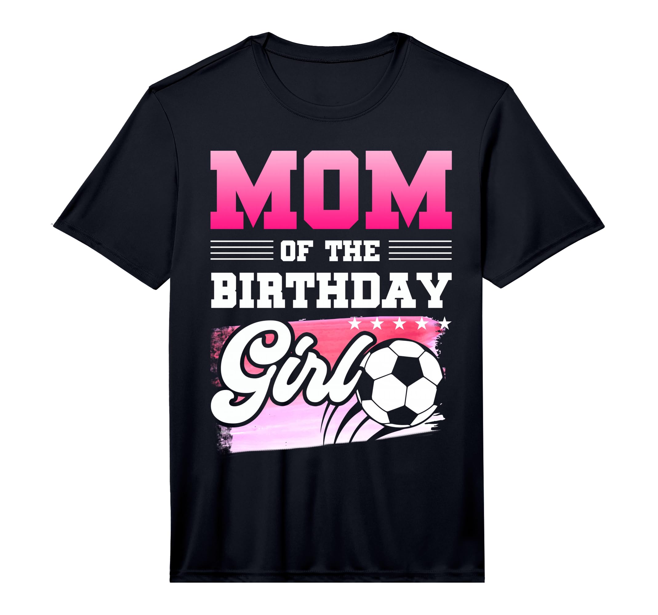 Mens Mom Birthday Soccer Players T-Shirt - Custom Art Print for Adults