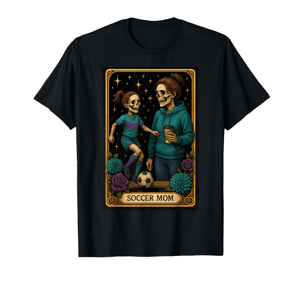 Soccer Mom Tarot Card Daughter Mothers Day T-Shirt - Unique Graphic Unisex
