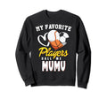 My Favorite Players Baseball Soccer Sweatshirt - Unique Graphic for Adults
