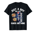 Just Who Loves Soccer Ramen And T-Shirt - Minimalist Print for Adults
