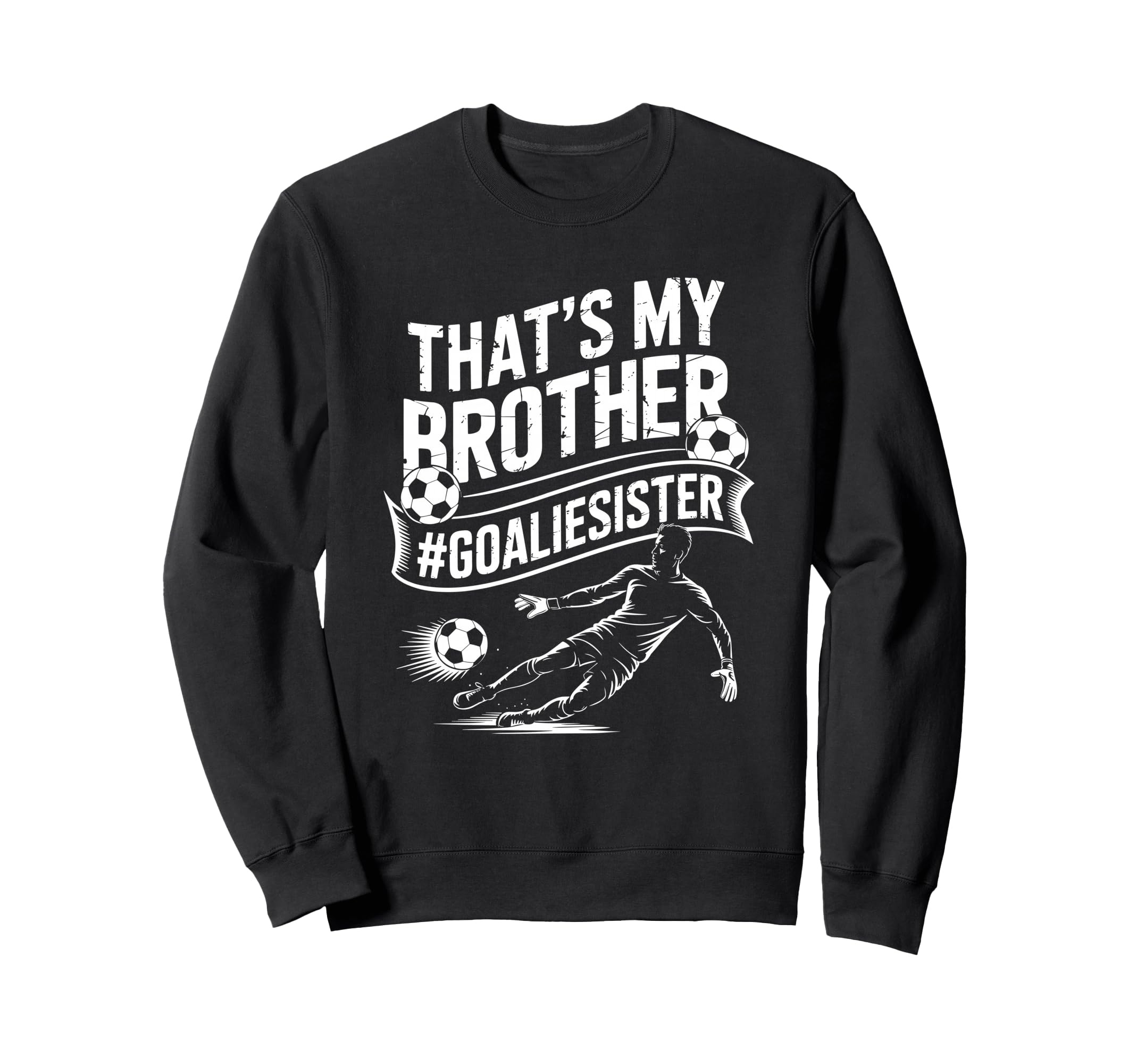Soccer Player Team And Goal Sweatshirt - Aesthetic Graphic for Adults