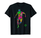 Funny Soccer Controller Gamers Video T-Shirt - Aesthetic Graphic Men Women