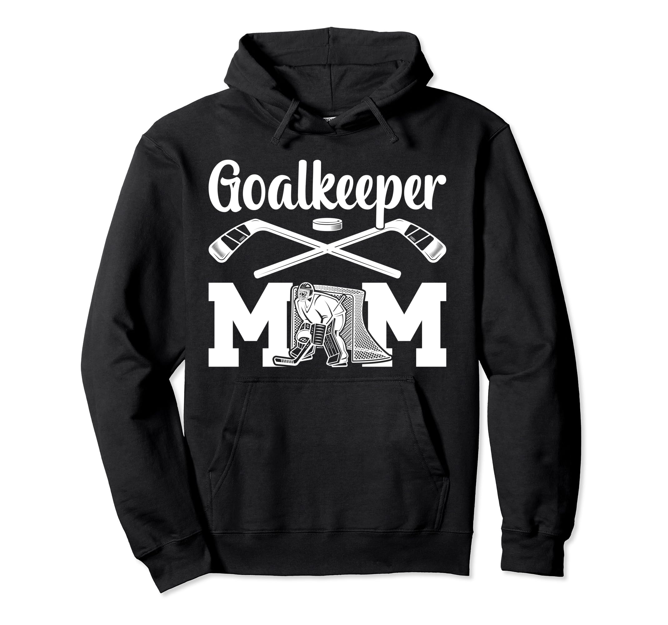Ice Hockey Goalkeeper Mom Ice Hockey Hoodie - Trendy Graphic for Adults
