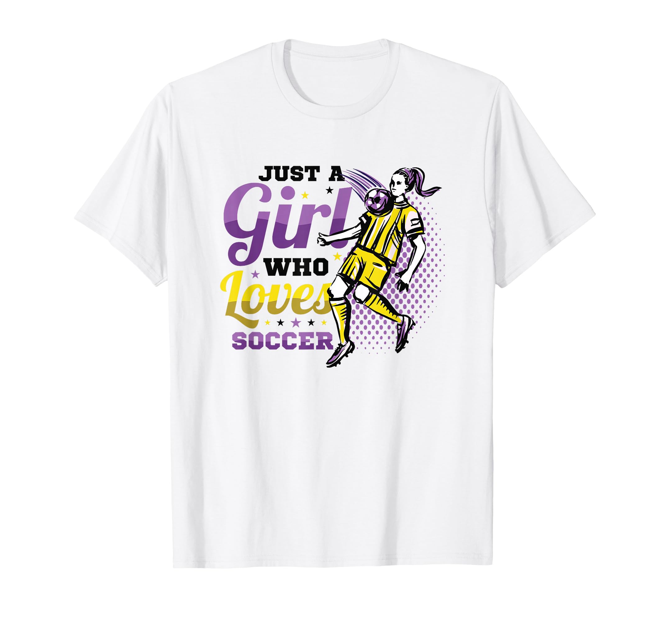 Just Who Loves Soccer Womens Soccer T-Shirt - Trendy Graphic Unisex