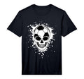 Halloween Soccer Ball Skull Sport All T-Shirt - Unique Graphic Men Women