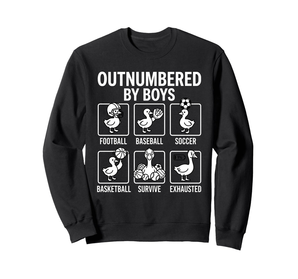Outnumbered Ducklings Football Soccer Sweatshirt - Streetwear Style Unisex