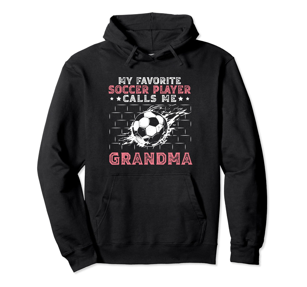 My Favorite Soccer Player Calls Me Hoodie - Trendy Graphic for Adults
