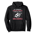 My Favorite Soccer Player Calls Me Hoodie - Trendy Graphic for Adults