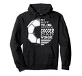Funny Im Not Yelling This Is Just Hoodie - Fun Novelty Design for Adults