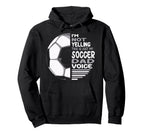 Funny Im Not Yelling This Is Just Hoodie - Fun Novelty Design for Adults