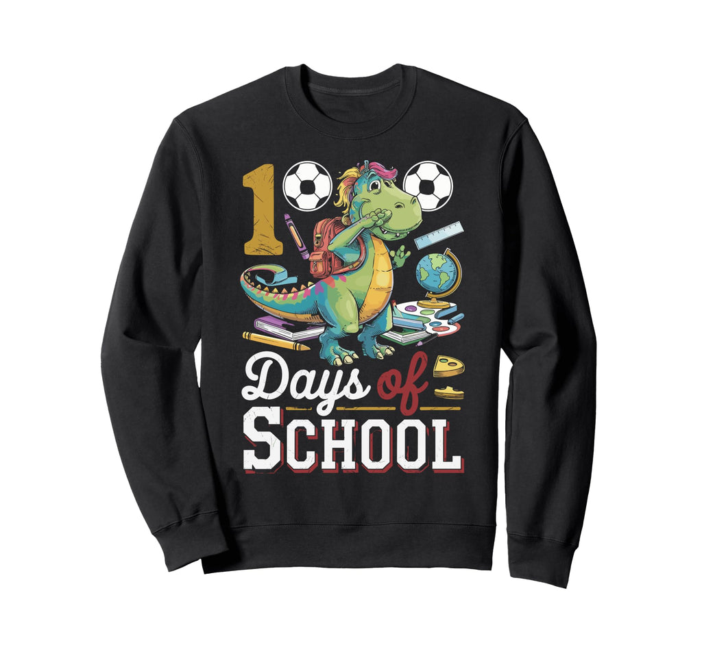 100 Day School Old Costume 100 Sweatshirt - Casual Everyday Wear Men Women