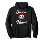 Soccer Nonni Soccer Heart Family Matching Hoodie - Graphic Print Unisex