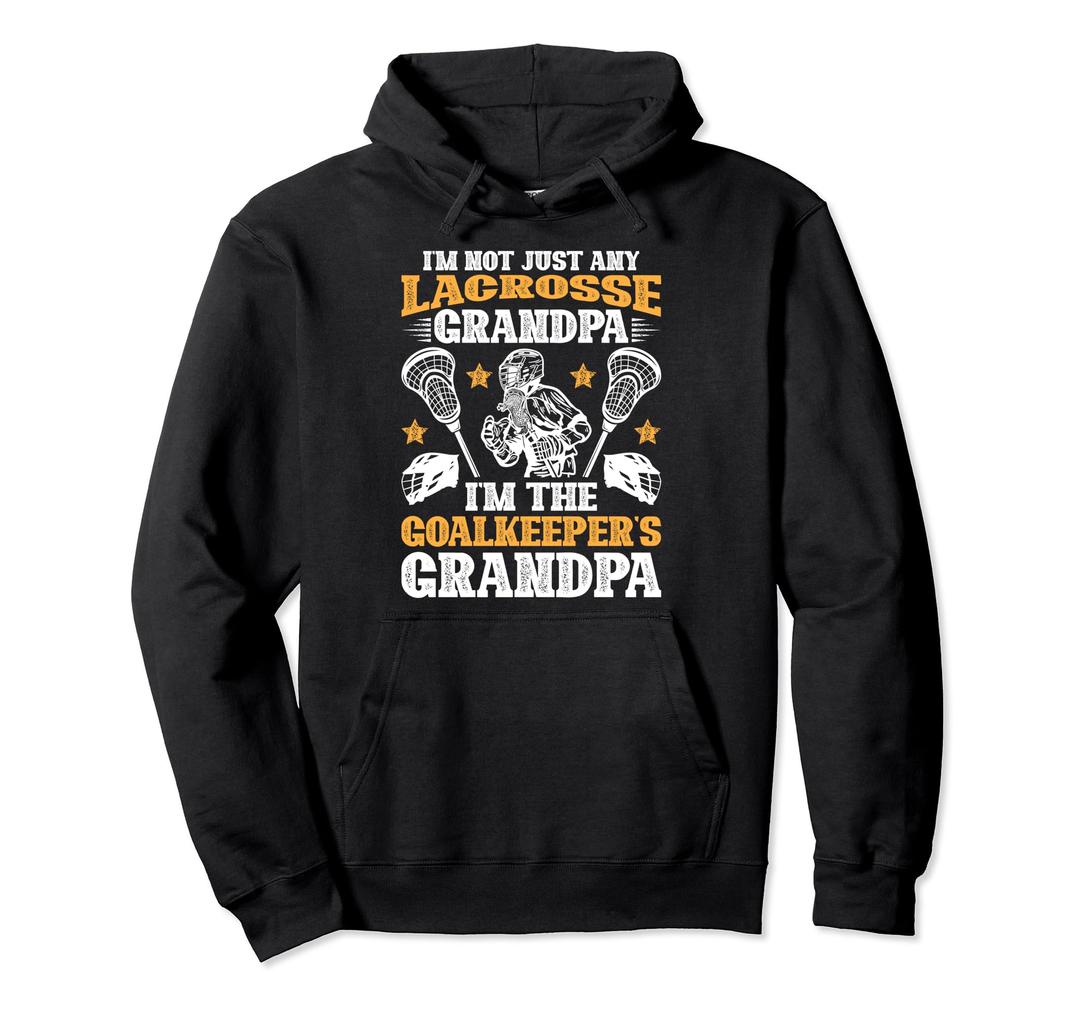Im Lacrosse Goalkeeper Grandpa Lacrosse Hoodie - Unique Graphic Unisex